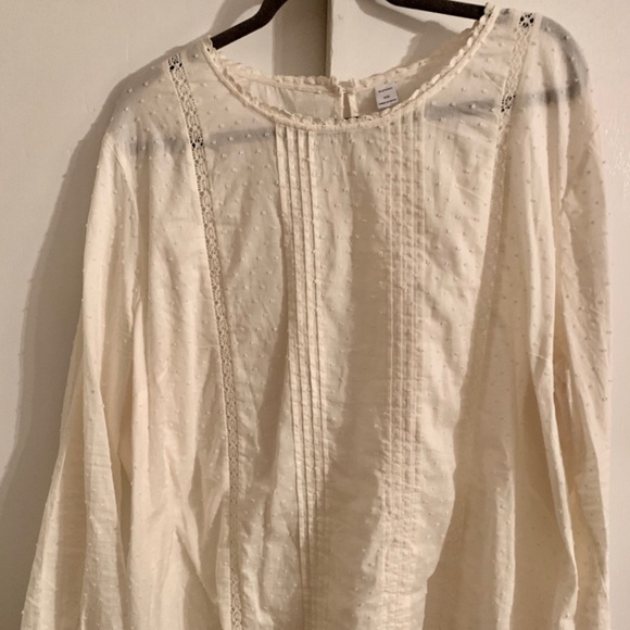 XXL Old Navy long sleeve blouse with pretty detail - Picture 1 of 2